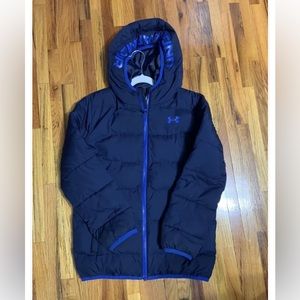 Under Armour Puffer Jacket Blue Medium 8/10